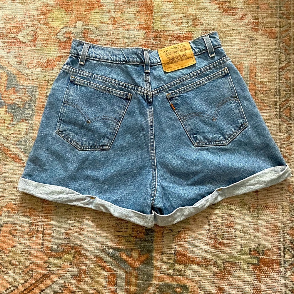Vintage Levi orange tab shorts
